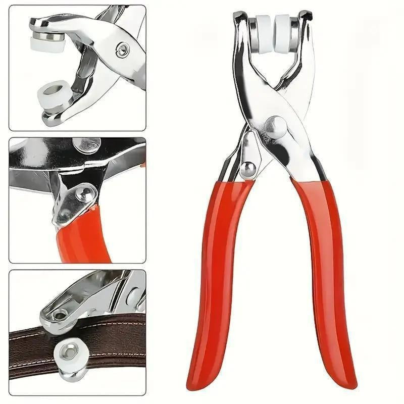 Five-prong Metal Snap Pliers Set Containing 100 Metal Snaps Suitable for DIY Clothing