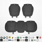 Luxury car seat cushion set, breathable perforated design, non-slip ergonomic seat covers, suitable for sedans and SUVs
