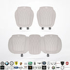 Luxury car seat cushion set, breathable perforated design, non-slip ergonomic seat covers, suitable for sedans and SUVs