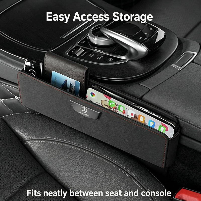 Car Seat Gap Filler Organizer, Multifunctional Center Console Gap Organizer Suitable for Storing Mobile Phones, Keys, and Cards