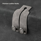 2-in-1 Suede Car Headrest Double Hooks Multi-Function Car Seat Back Organizer Hook for Bags, Purses, Water Bottles