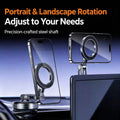 720° Adjustable Triple Fold Magnetic Car Phone Holder, MagSafe Mount for Dashboard & Windshield