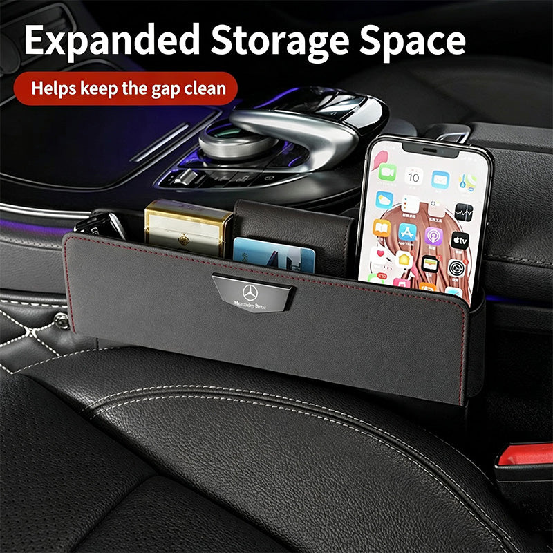 Car Seat Gap Filler Organizer, Multifunctional Center Console Gap Organizer Suitable for Storing Mobile Phones, Keys, and Cards