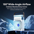 Portable Evaporative Air Cooler, Personal Mist Cooling Fan with 5 Spray Modes for Bedroom, Office, Dorm, Travel