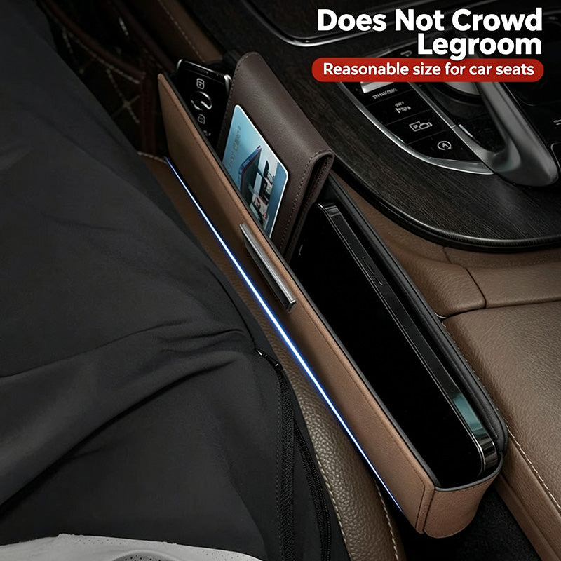 Car Seat Gap Filler Organizer, Multifunctional Center Console Gap Organizer Suitable for Storing Mobile Phones, Keys, and Cards