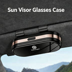 Car Sun Visor Glasses Case Detachable Clip-On Car Eyeglasses Holder for Most Vehicles