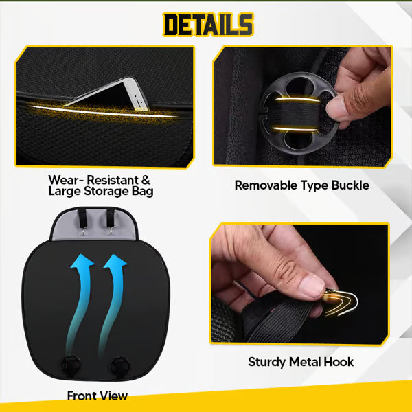 Breathable and non-slip viscose fiber car seat covers, suitable for all seasons, including sedans, SUVs, and trucks