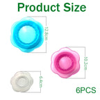 Silicone food storage lids are reusable and suitable for storing food in cups, jars, glass bottles, and round and rectangular containers.