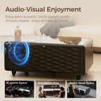 Wooden TB90 Max Coffee Table Cooler with Speaker