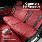 Luxury car seat cushion set, breathable perforated design, non-slip ergonomic seat covers, suitable for sedans and SUVs