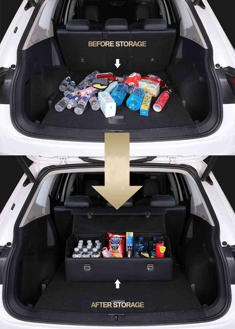 🔥HOT SALE🔥Car Trunk Leather Storage Box