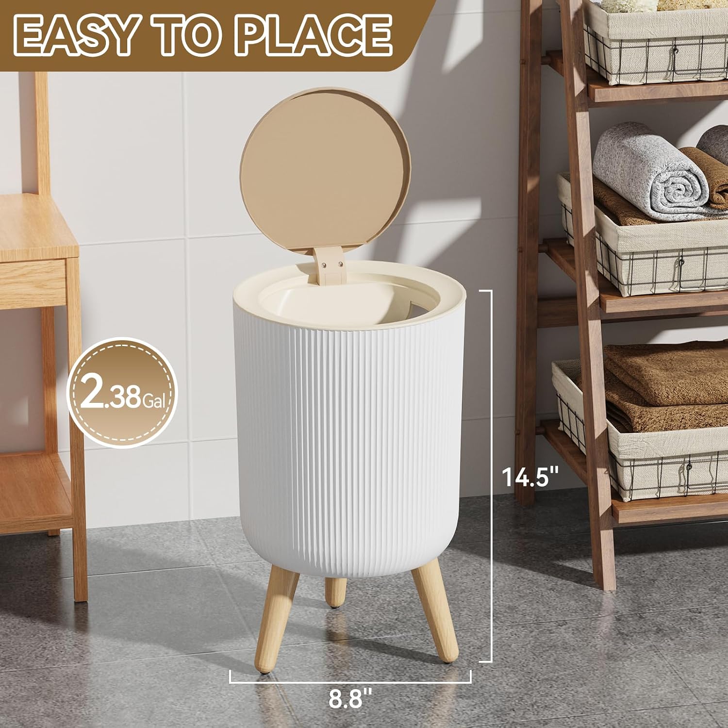 Gal Motion Sensor Automatic Waterproof Trash Can