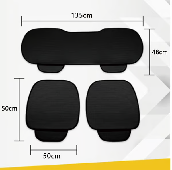 Breathable and non-slip viscose fiber car seat covers, suitable for all seasons, including sedans, SUVs, and trucks