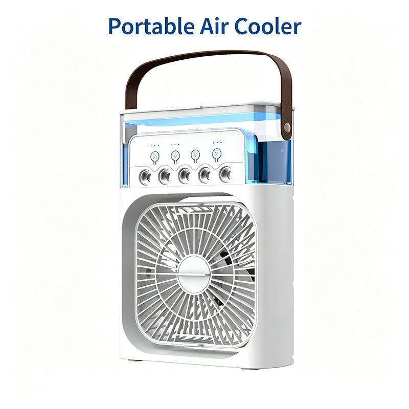 Portable Evaporative Air Cooler, Personal Mist Cooling Fan with 5 Spray Modes for Bedroom, Office, Dorm, Travel