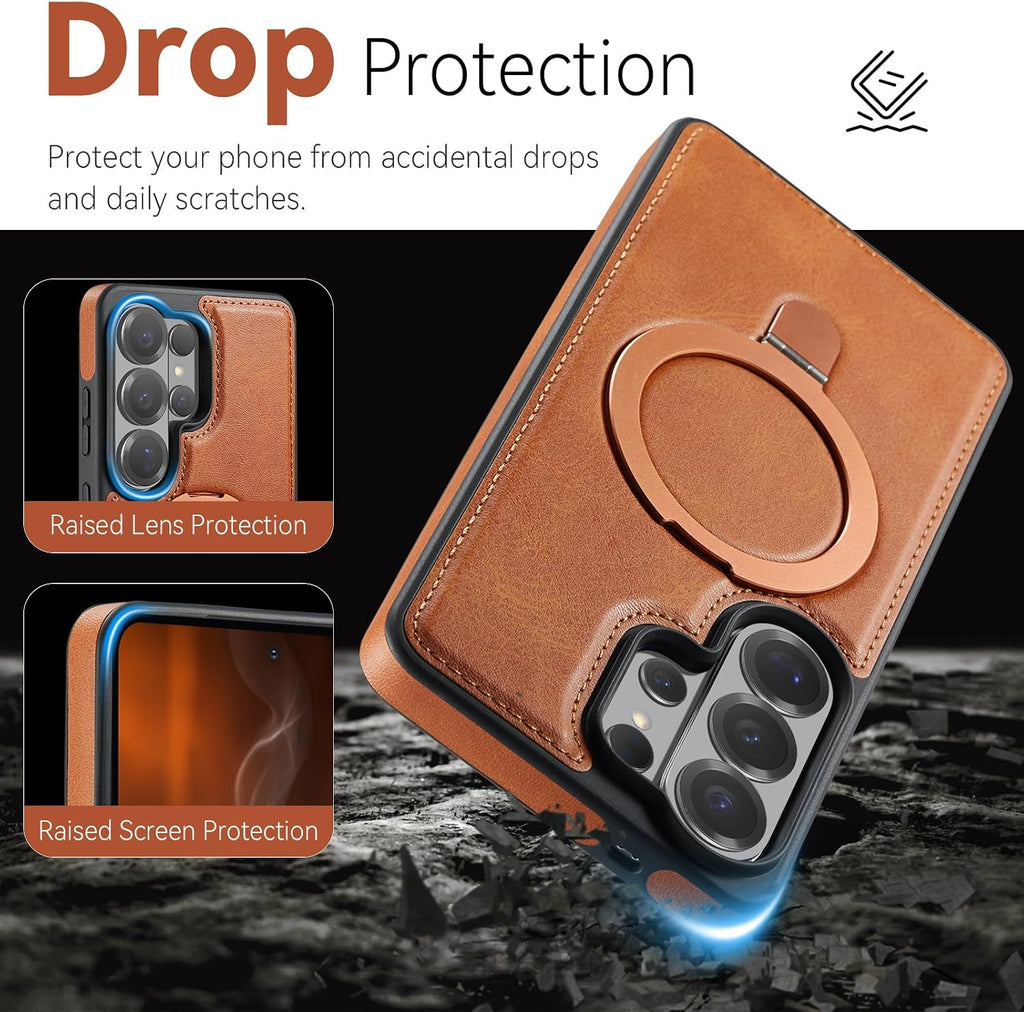 For Samsung Galaxy Case with Stand Compatible Magsafe