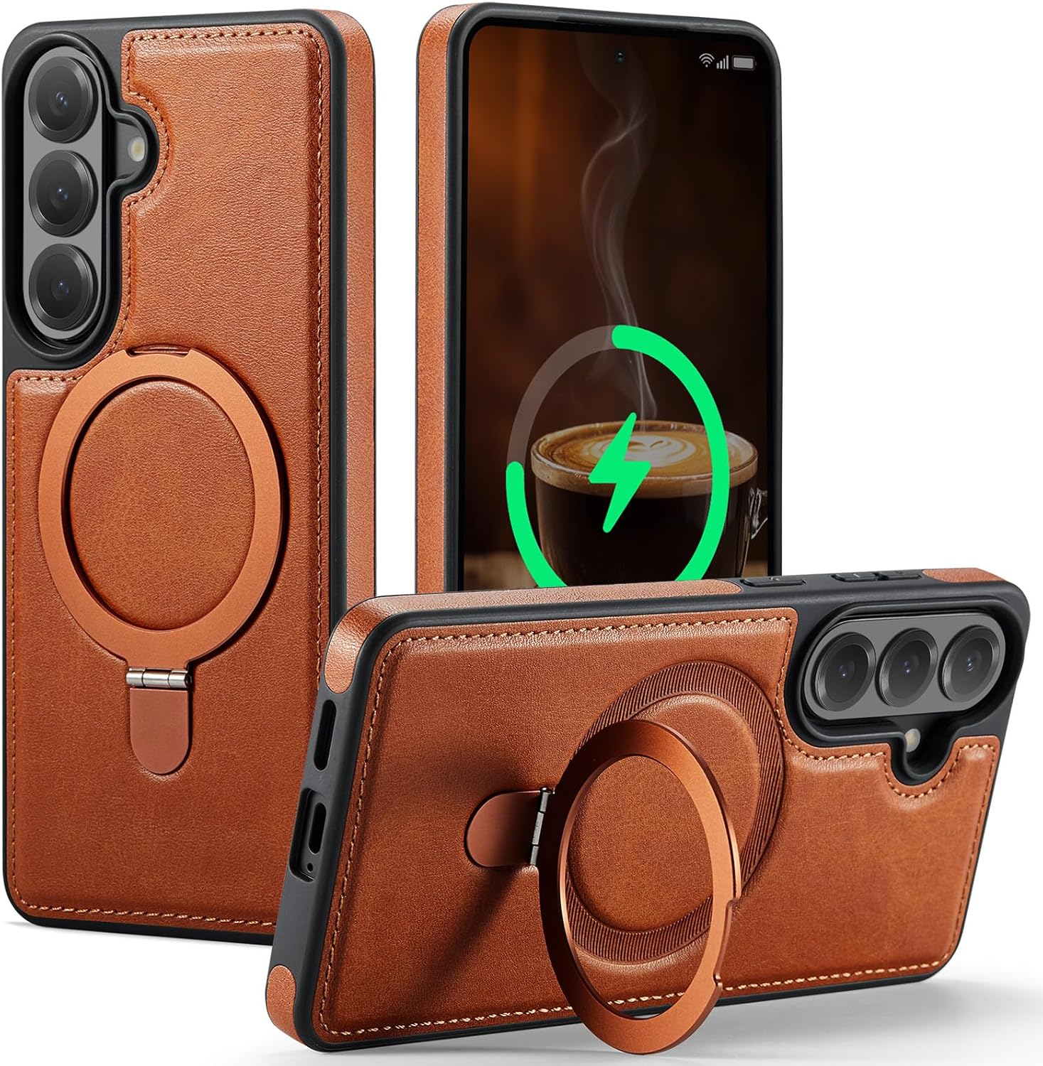 For Samsung Galaxy Case with Stand Compatible Magsafe