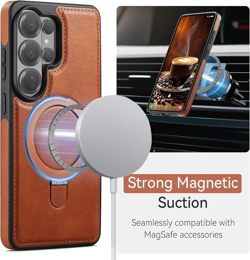For Samsung Galaxy Case with Stand Compatible Magsafe