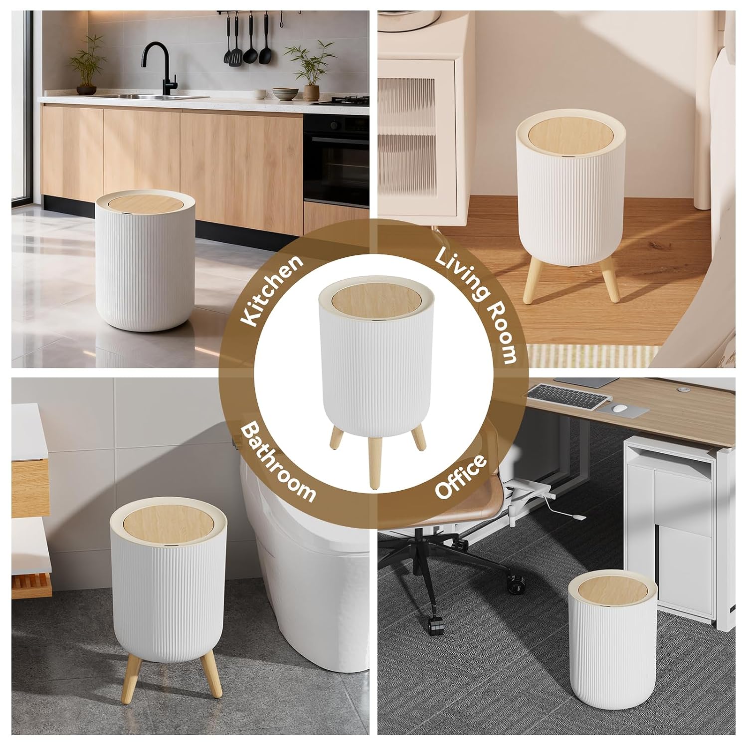 Gal Motion Sensor Automatic Waterproof Trash Can