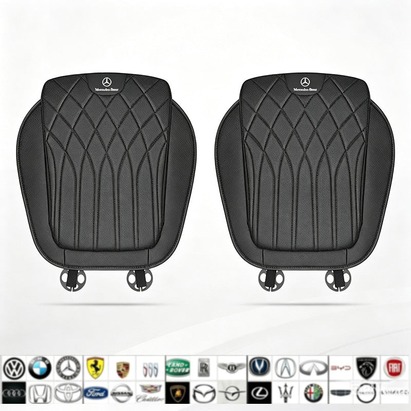 Premium Luxury Car Seat Cushion Set, Breathable Perforated Design, Anti-Slip Ergonomic Seat Covers, Widely Compatible With Sedans And SUVs