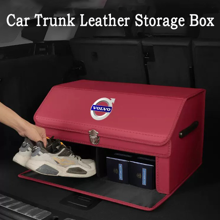 🔥HOT SALE🔥Car Trunk Leather Storage Box