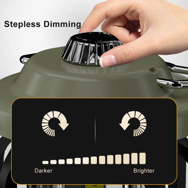 Horseshoe LED Dimmable Battery Camping Light With Hook
