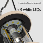 Horseshoe LED Dimmable Battery Camping Light With Hook