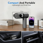 Portable Brushless-motor Car Vacuum Cleaner, Equipped with Multiple Nozzles