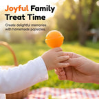 DIY Silicone Lollipop Popsicle Mold – Fun Spherical Ice Pop Maker for Homemade Frozen Treats